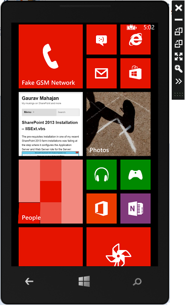 Windows Phone 8.0 Emulator